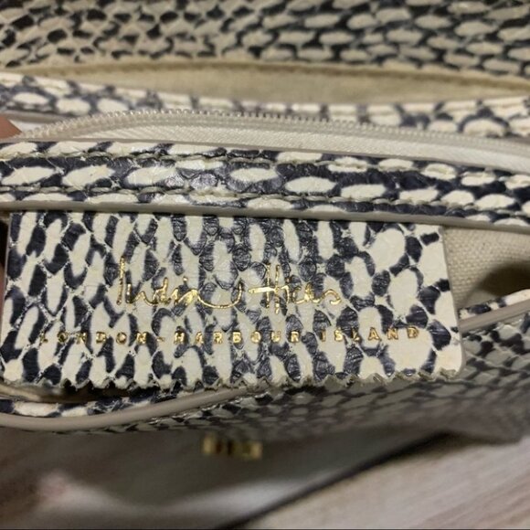 Rare India Hicks The Lady P Bag Snakeskin Purse - Picture 9 of 16
